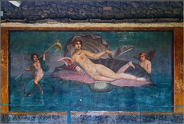 Венера, рождённая из моря. Фреска из Пом