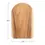 Thumbnail: Oval Saur Wood Cheese/Serving Board