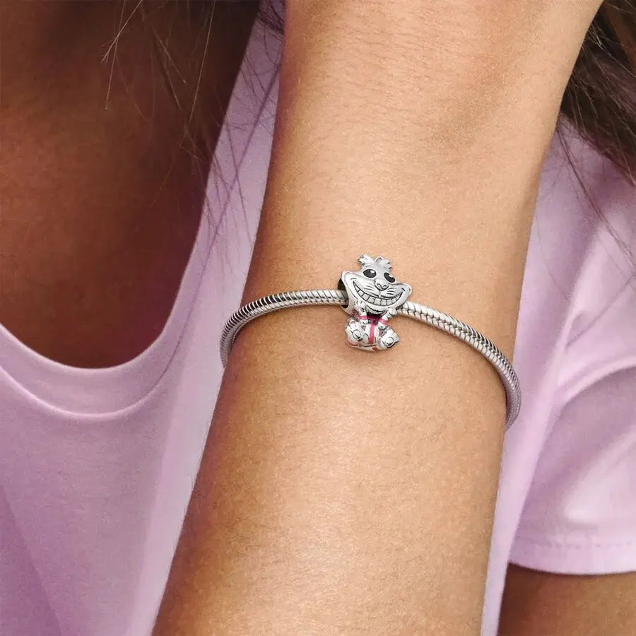 Miniatura: Alice in Wonderland Cheshire Cat Charm