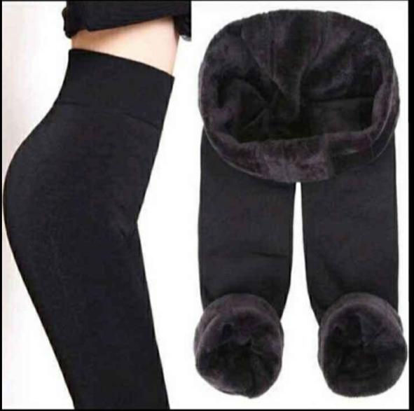 Fleece-lined leggins