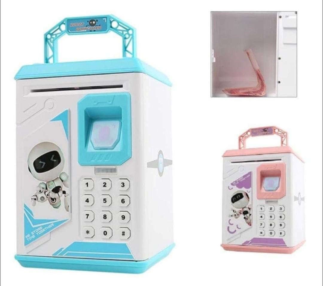 Kids robot safe with fingerprint