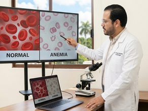 ¿Cansancio constante? El Dr. Diego Barbosa, hematólogo en Mérida y profesor en UADY/Anáhuac, analiza la anemia y la importancia del diagnóstico experto. ¡Lee más!