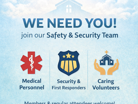 We Need YOU! Join Our Safety & Security Team
