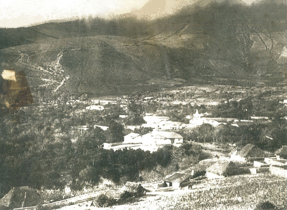 Puéllaro desde el Cementerio - 1930