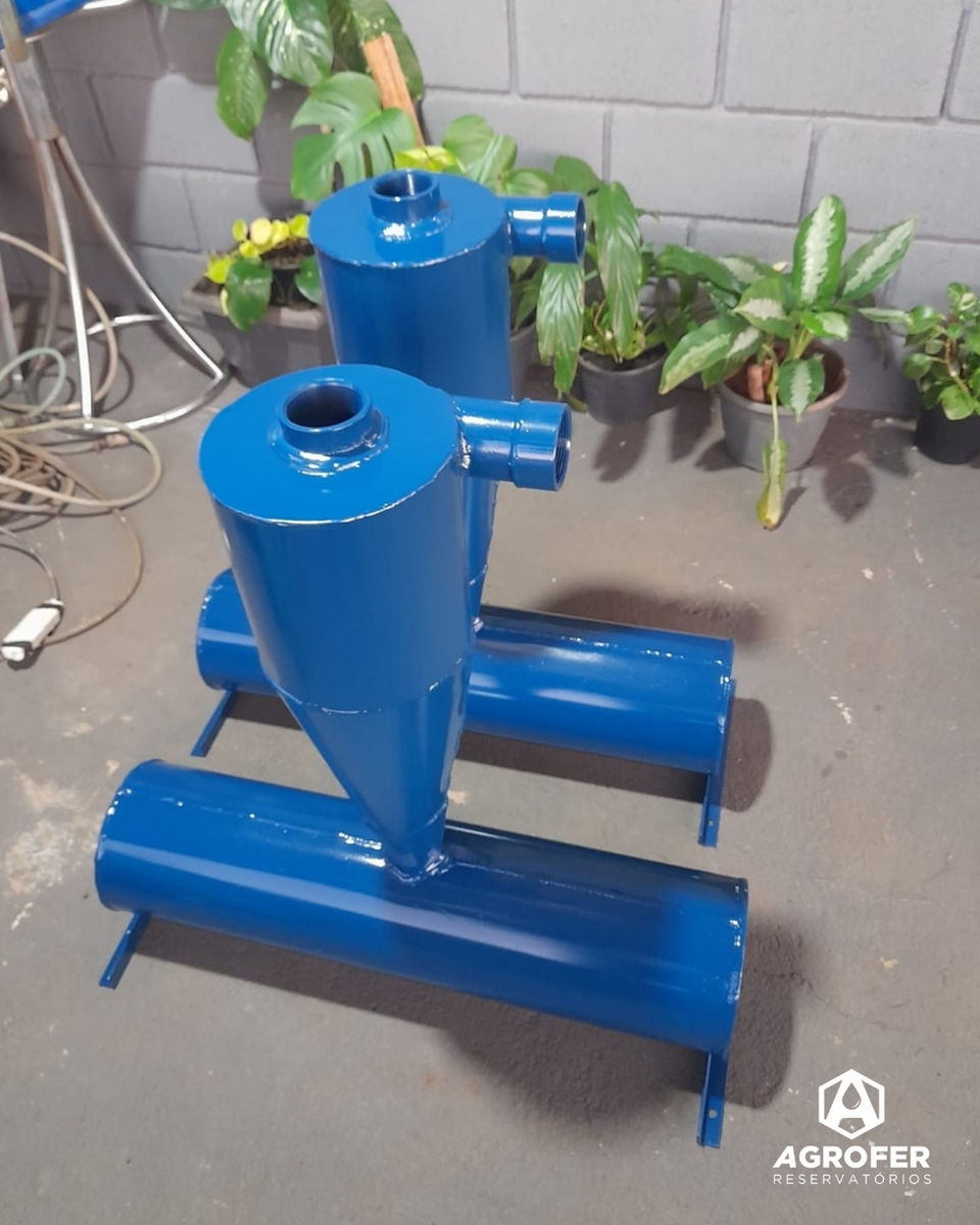 Separador de Areia metálico para poço artesiano fabricante de reservatório metálico AGROFER