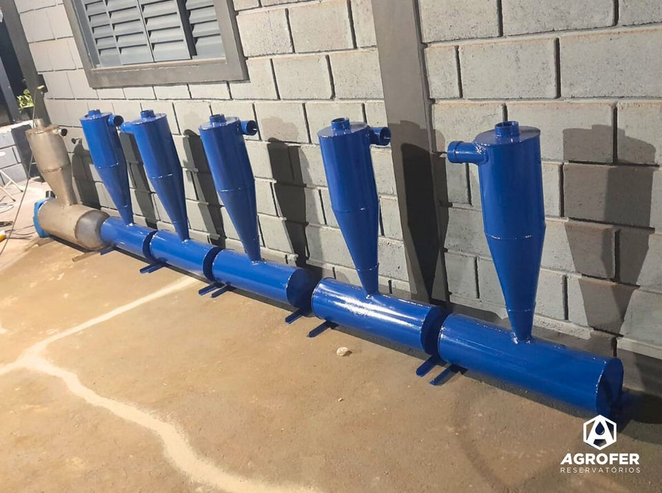 Separador de Areia para poço artesiano fabricante de reservatório metálico AGROFER