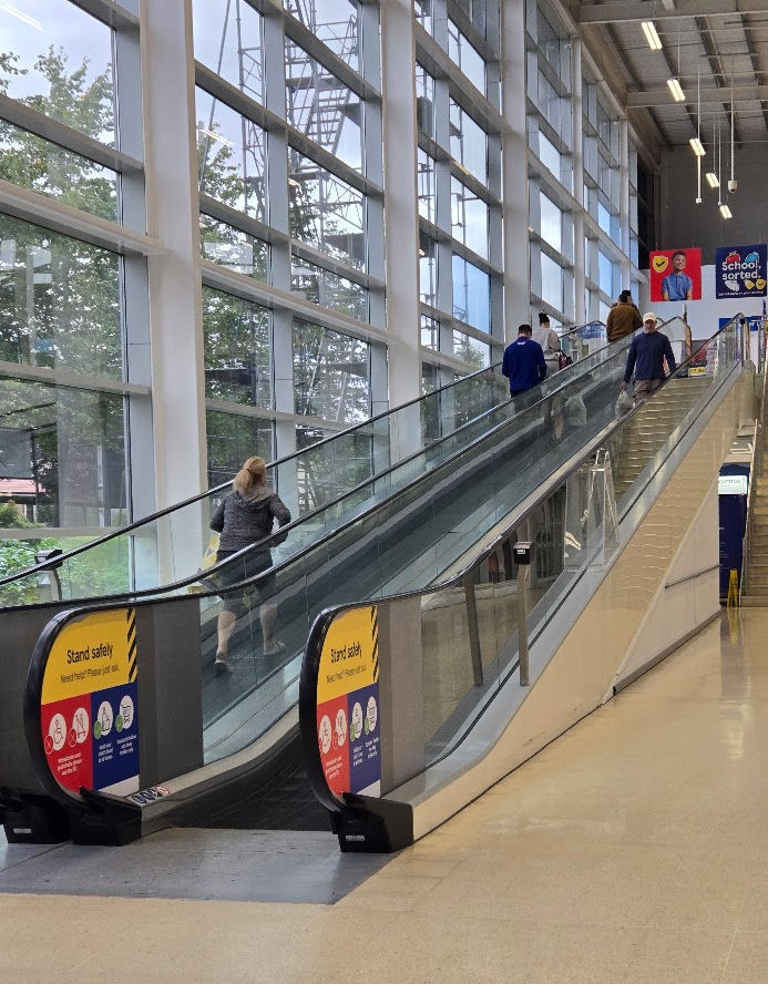 Moveable Ramp at Tesco Entrance