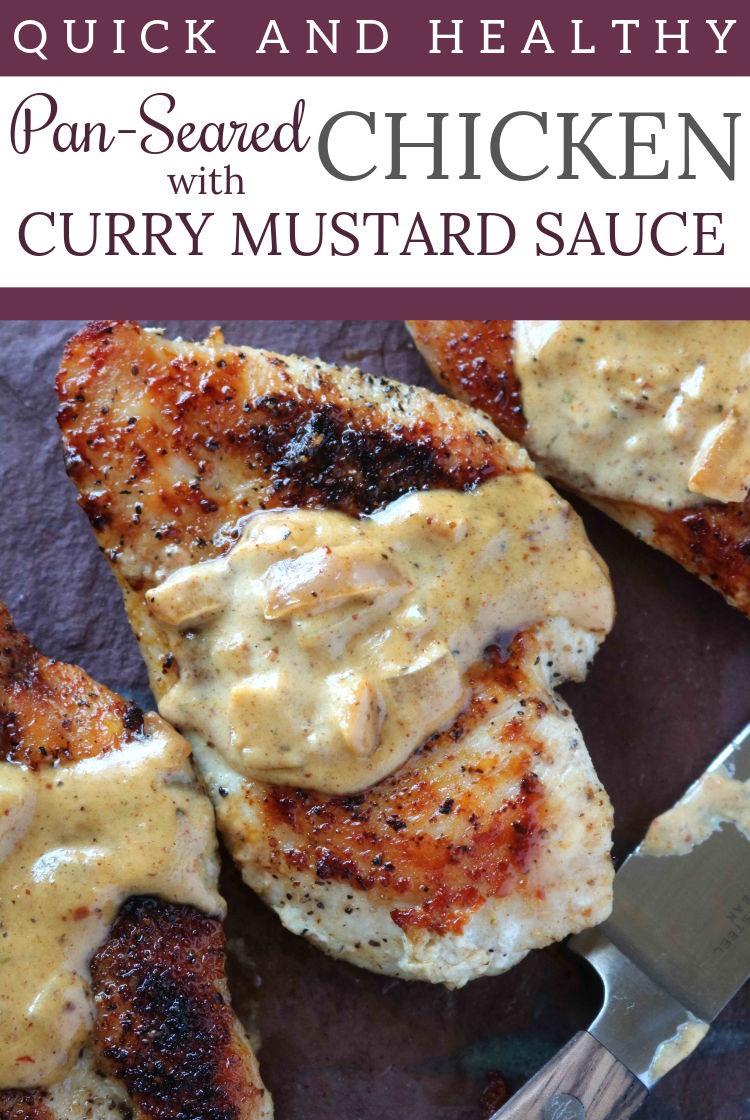 Chicken with Curry Mustard Sauce Recipe