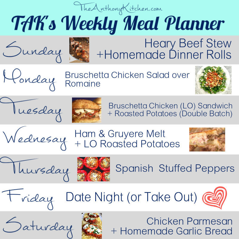 Weekly Meal Planner #5