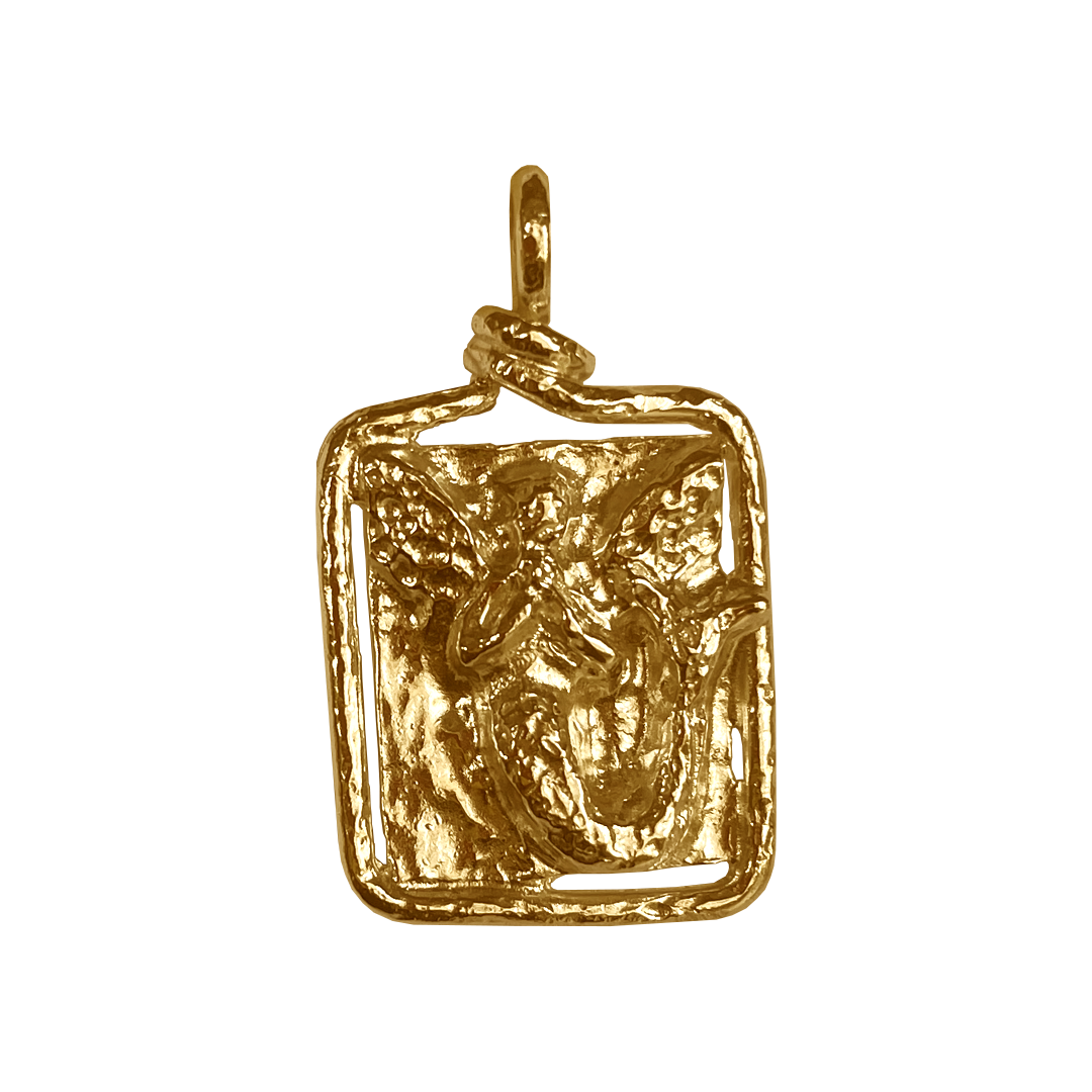 Mermaid with wings pendant