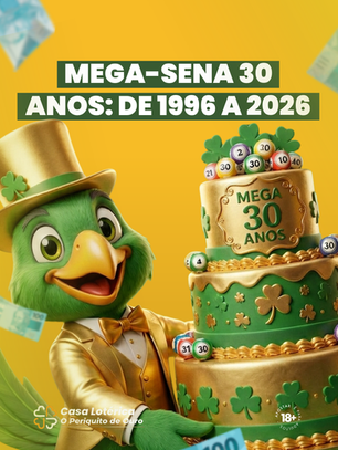 Mega-Sena 30 Anos: de 1996 a 2026