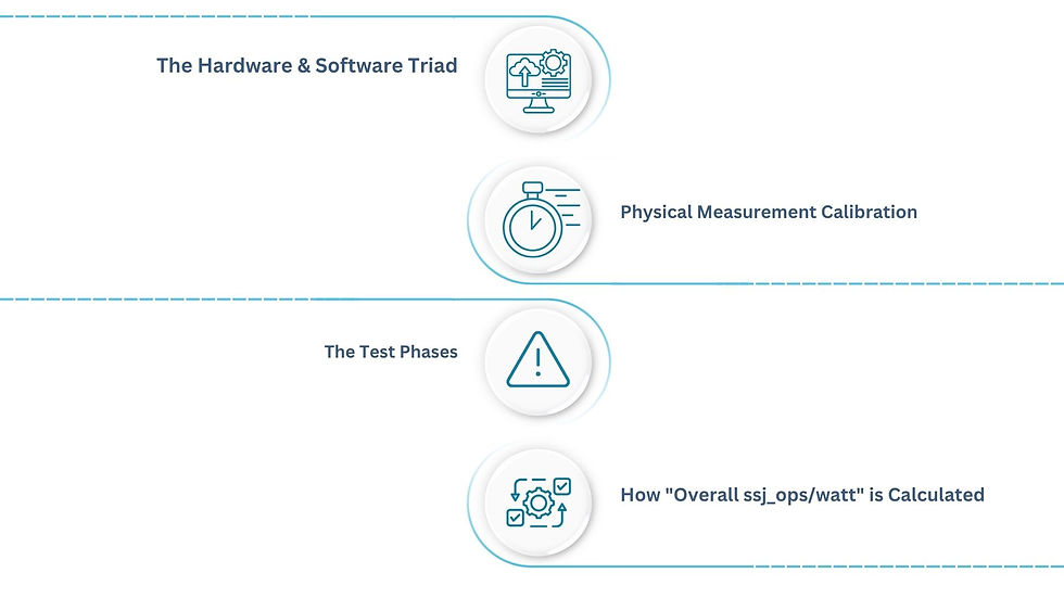Setting a SPECpower world record isn't just about plugging a server into a wall and running a stress test; it requires a strict setup verified by strict measurement rules.