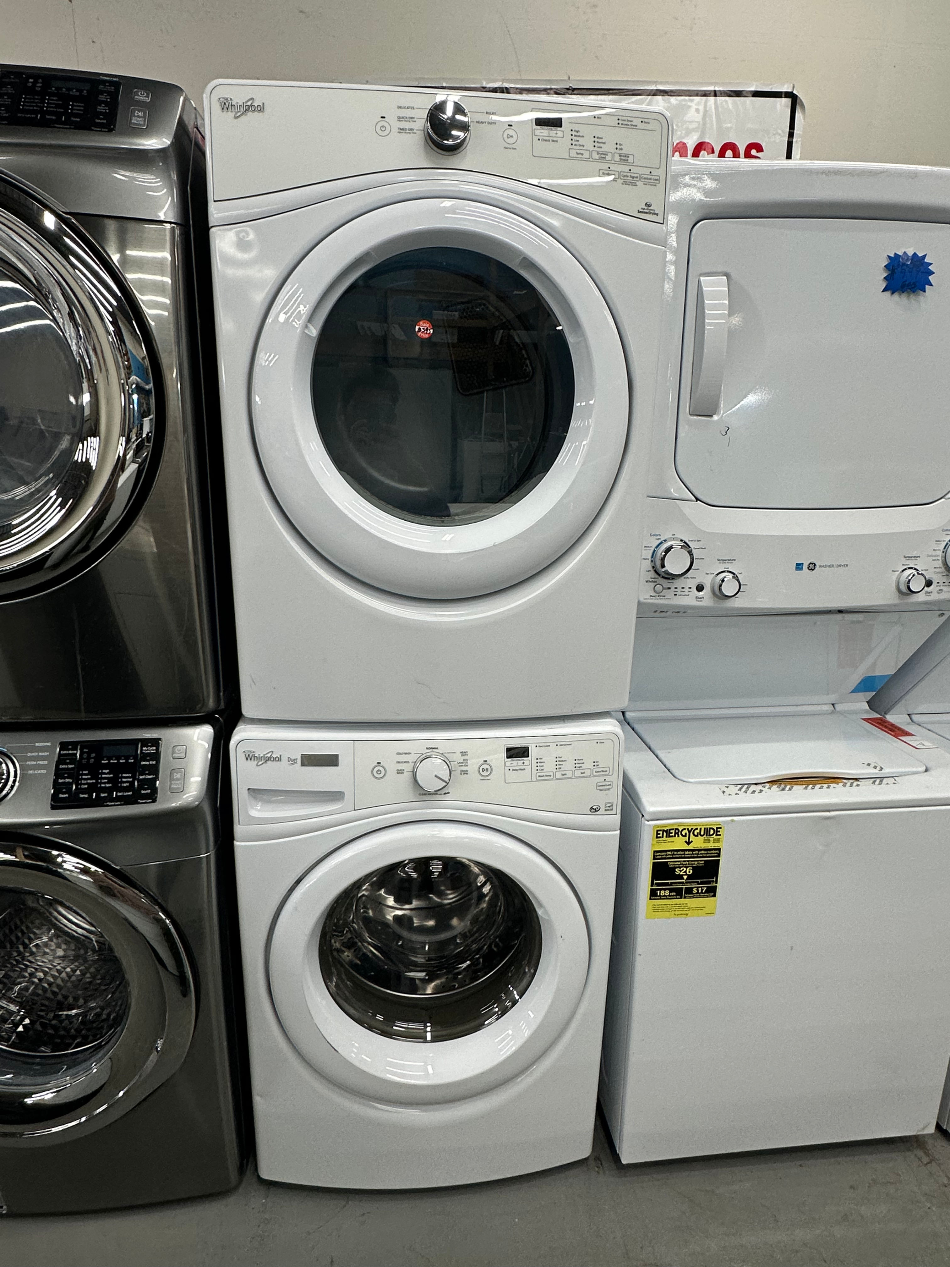 Whirlpool Front Load Electric Washer and Dryer Set 