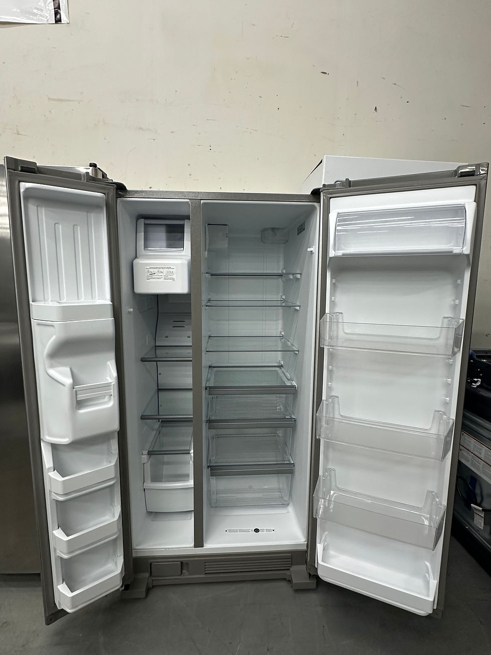 Thumbnail: Like New Whirlpool Side by Side Refrigerator 
