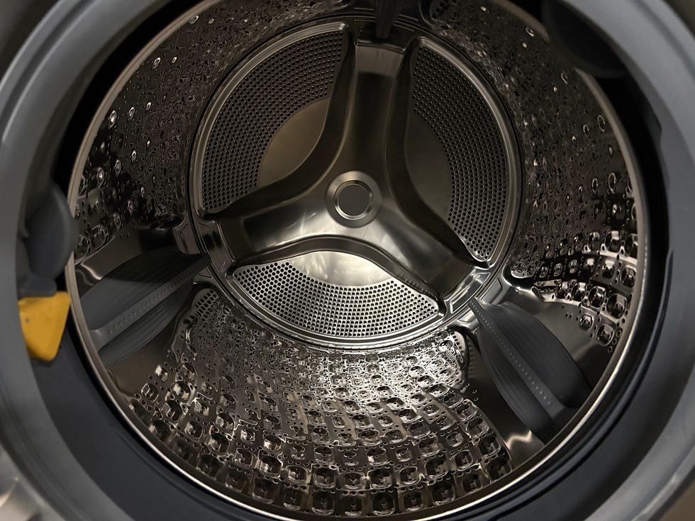 Thumbnail: SAMSUNG-LIKE NEW SMART FRONT LOAD WASHER AND DRYER COMBO UNIT.