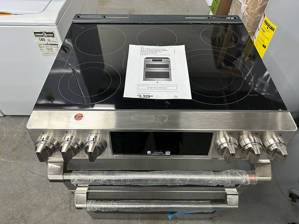 Thumbnail: New Cafe 30” Smart Slide-in Electric Range 