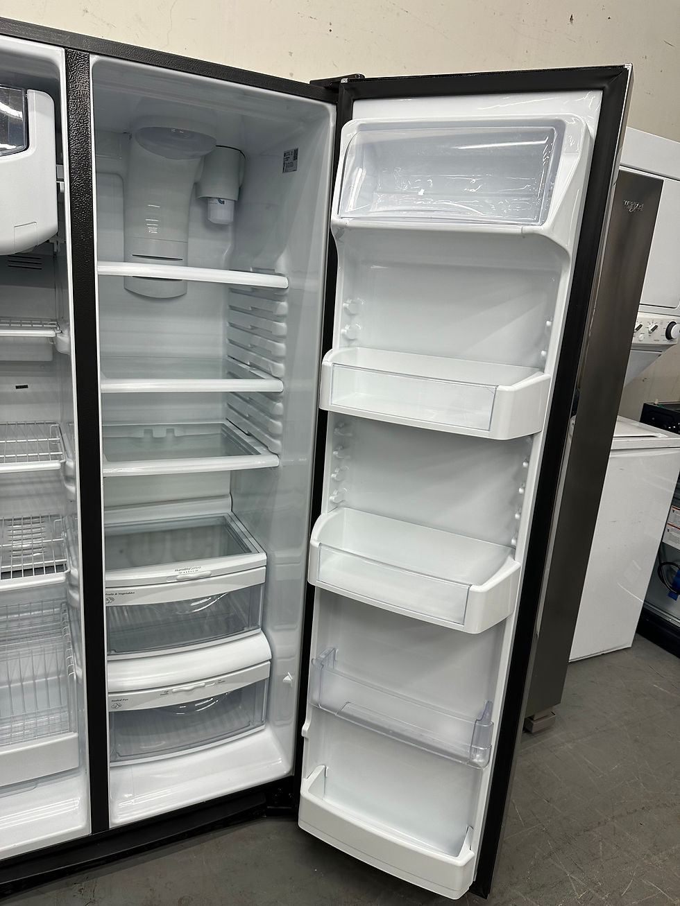 Thumbnail: Like New GE Side by Side Refrigerator 