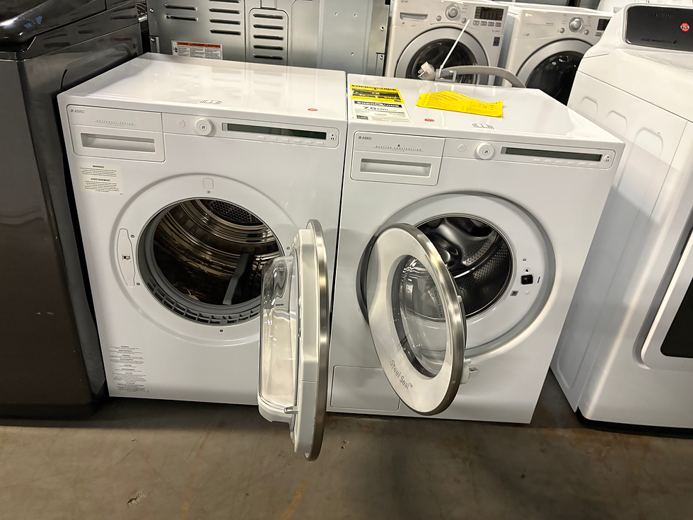 Thumbnail: ASKO-24” LIKE NEW SMART HIGH END QUALITY FRONT LOAD WASHER AND DRYER SET.