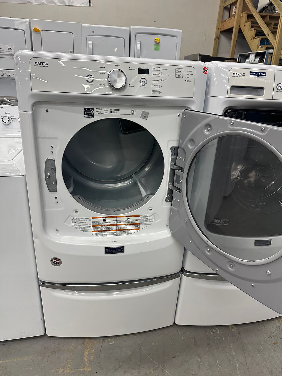 Thumbnail: Maytag Front Load Stackable Washer And Dryer Set