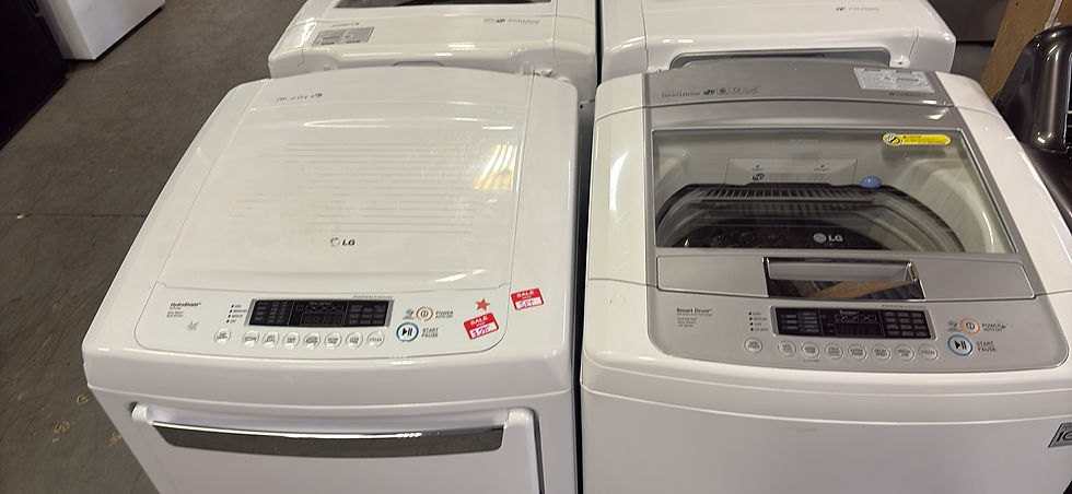 Thumbnail: LG-Top load Smart electric washer and dryer set.
