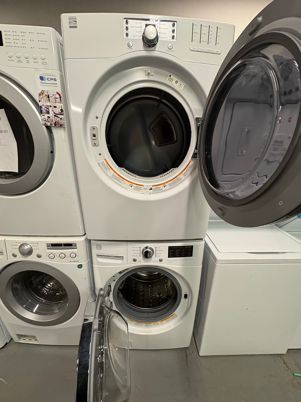 Thumbnail: Kenmore-27” Front load Excellent Condition Washing Machine and Dryer Set.