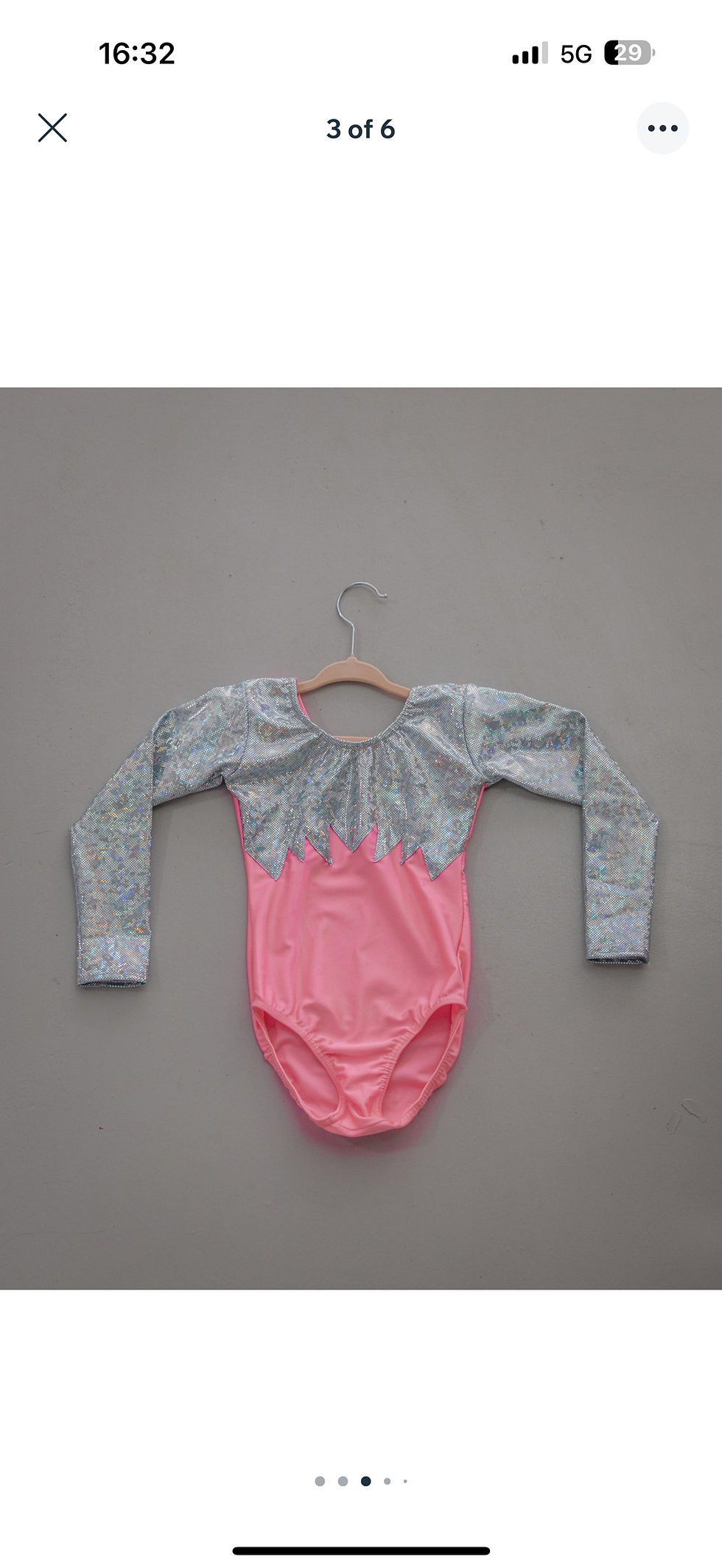 Thumbnail: Acro Angels Leotard Long Sleeve Ages 9-13