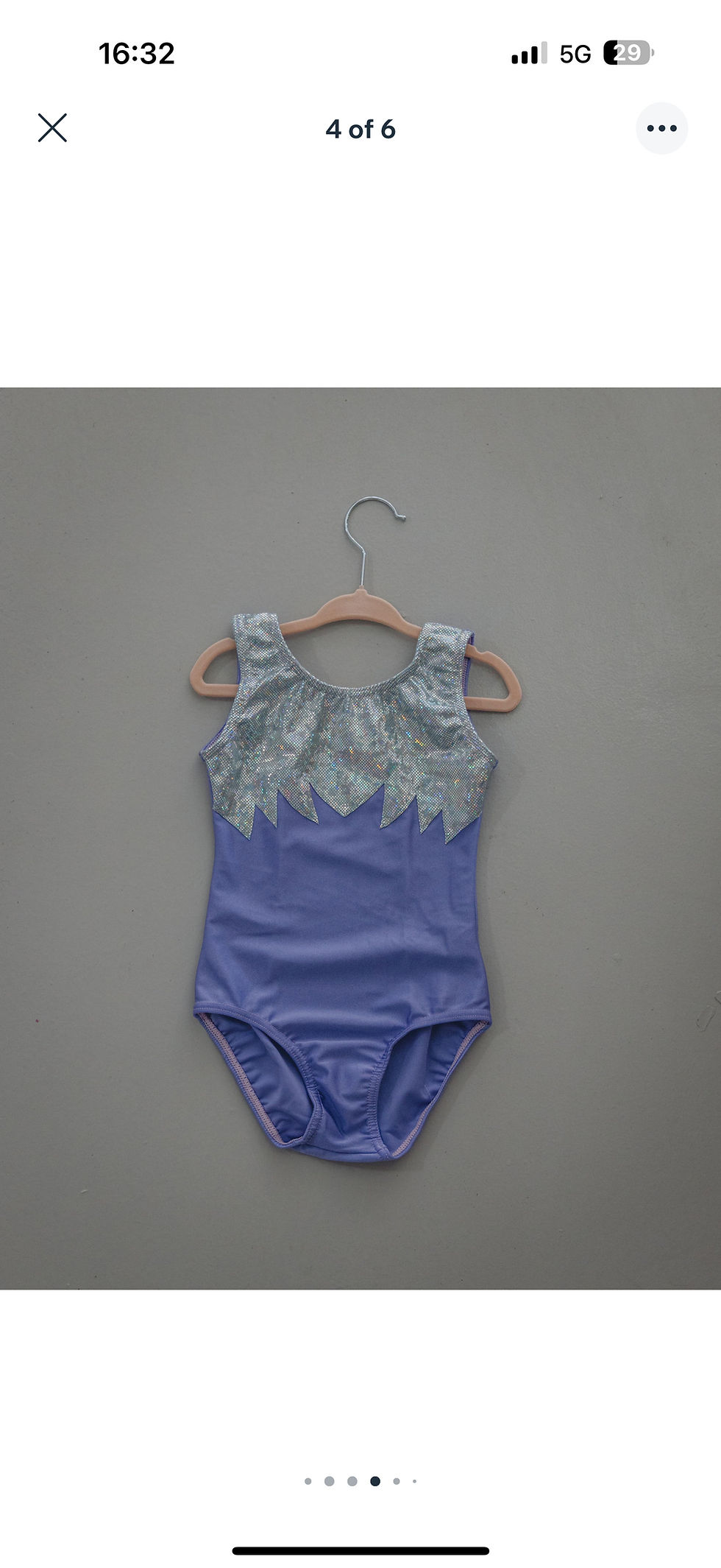 Thumbnail: Acro Angels Leotard Long Sleeve Ages 9-13