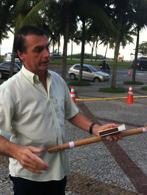 O atual presidente do Brasil se envolveu nesse episódio na Barra da Tijuca Foto: Vicente Seda