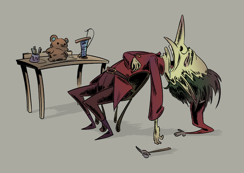 Monstrous Elf Illustration
