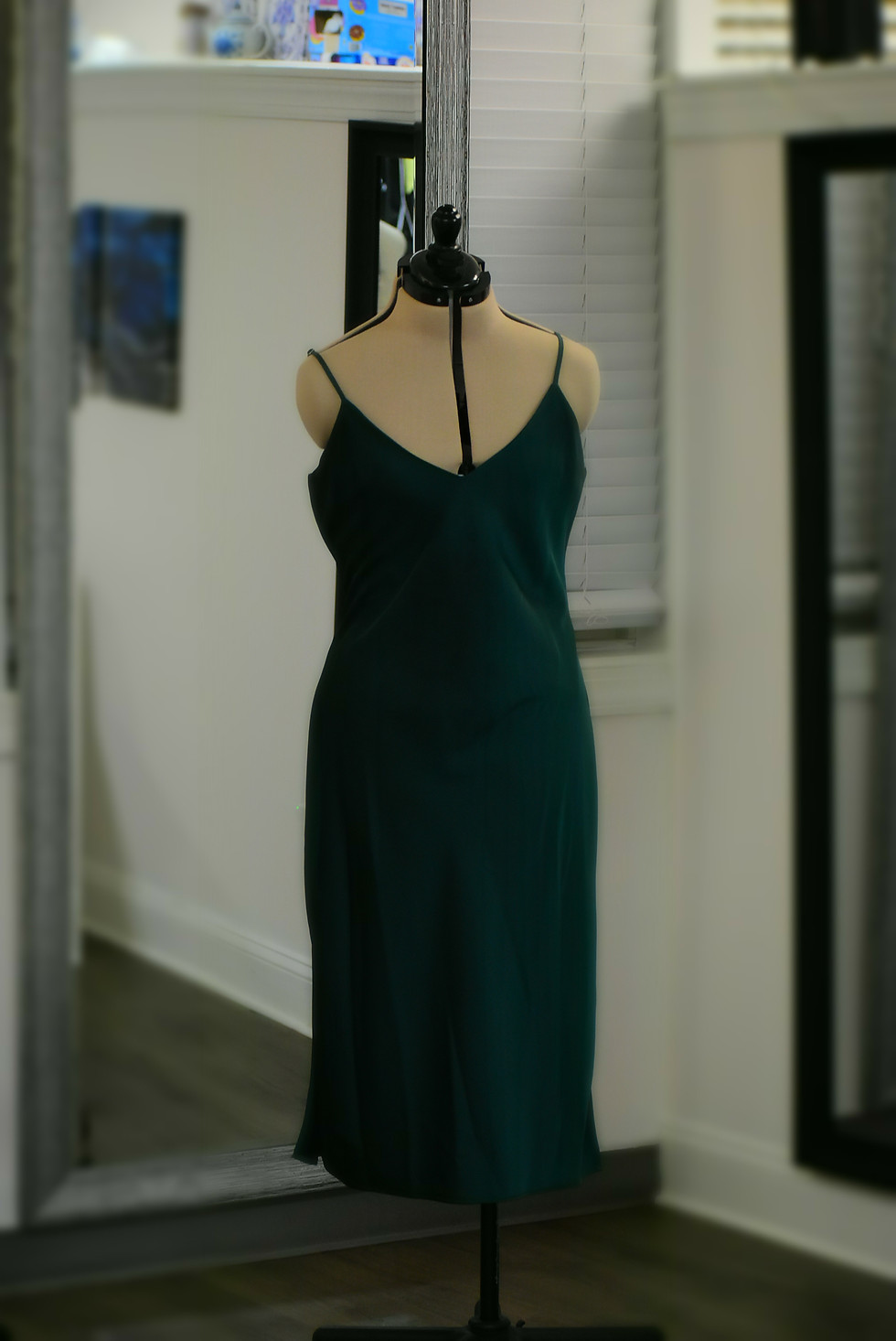 Thumbnail: gianni bini  green dress and sweater