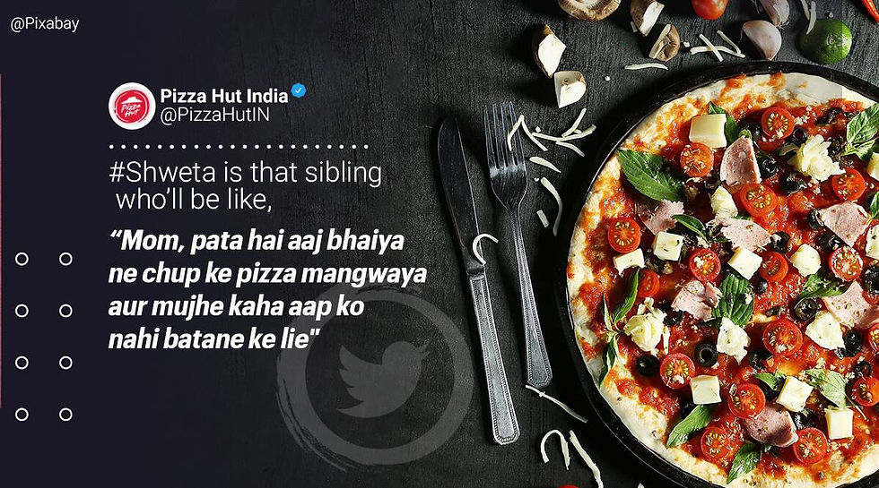Shweta Mic on Hai Pizza hut India