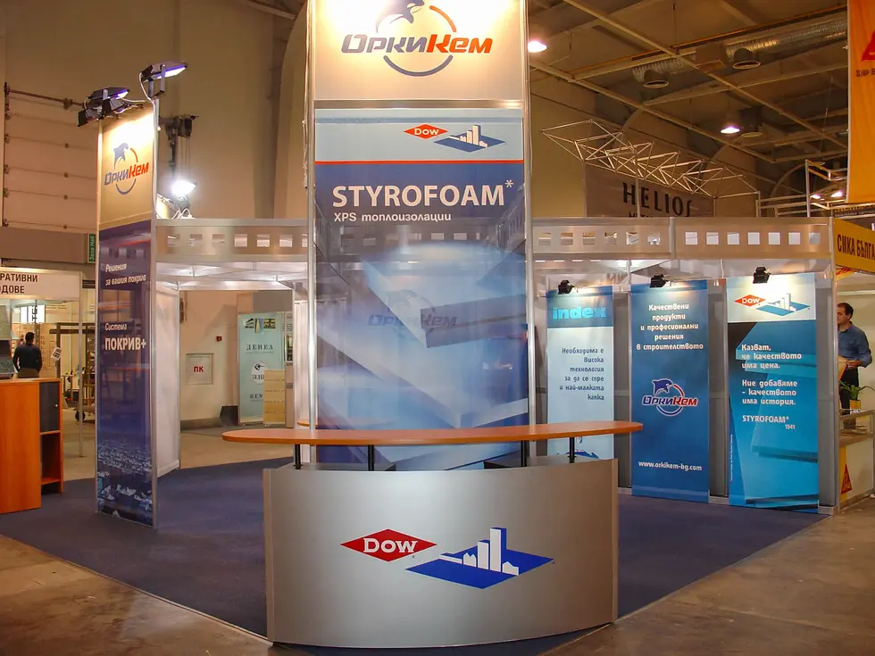 exhibition stand Orkikem, exhibition stands Prefix