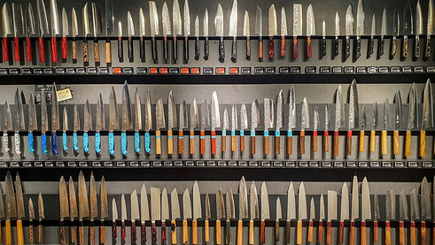 Wall of knives
