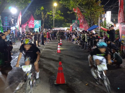 BMX Ramadan Night Drag Race Pertama di Probolinggo, Ratusan Rider Adu Kencang