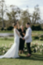 Elegant Wedding Celebrant Bride Interstate Country