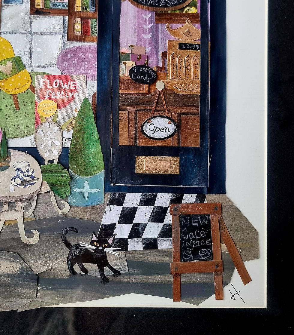 Thumbnail: 'A Charming Bookstore' Original Artwork
