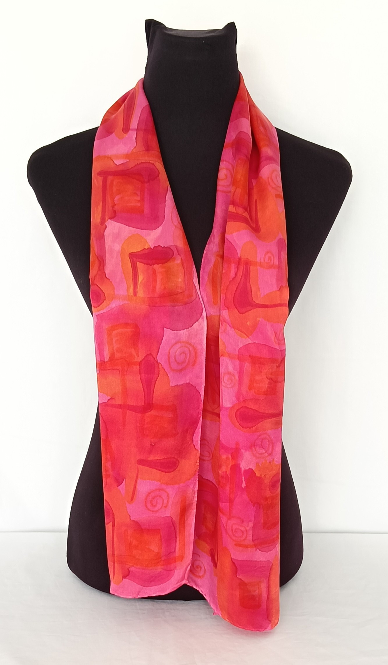 Hand painted Silk Scarf