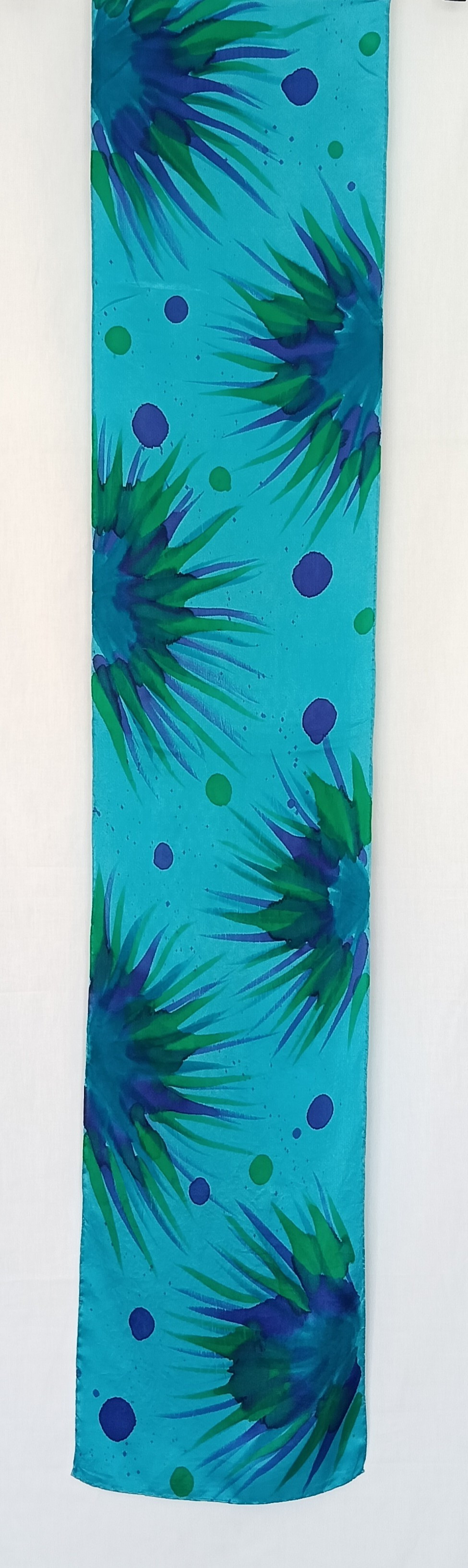 Thumbnail: Hand painted Silk Scarf