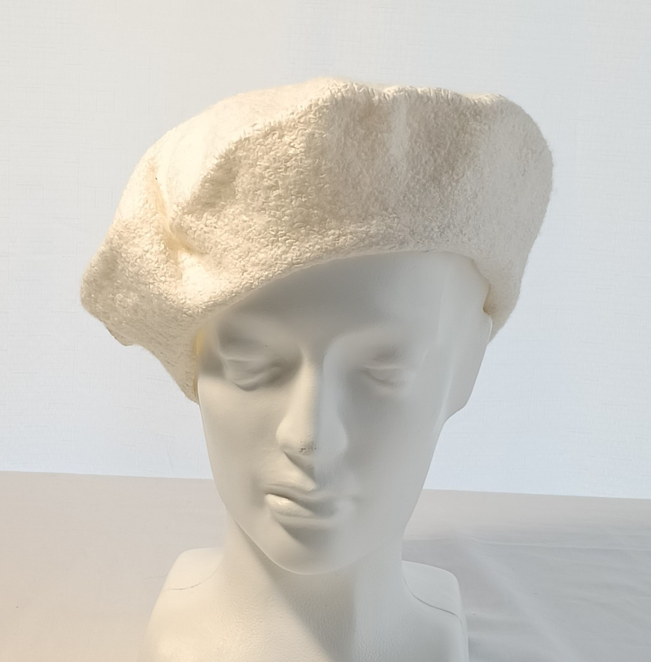 Merino Wool and Silk Beret