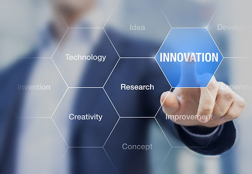 Innovation concept presented by a consul