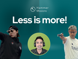 A video thumbnail with the text 'less is more'.