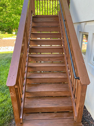 Deck Stair Staining Spotsylvania VA