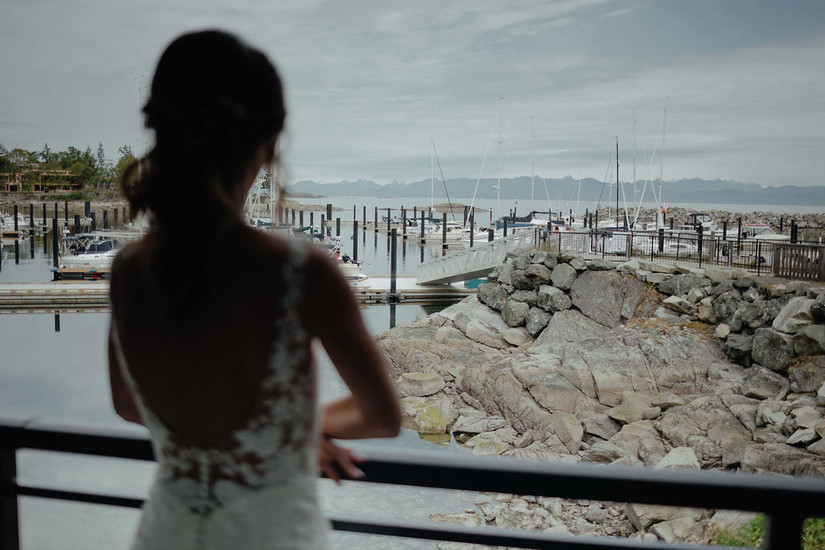 Nanoose Bay Cafe waterfront marina wedding venue