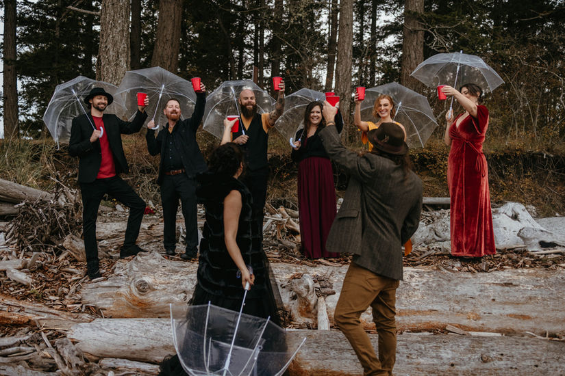 Taku Resort on Quadra Island beachfront wedding
