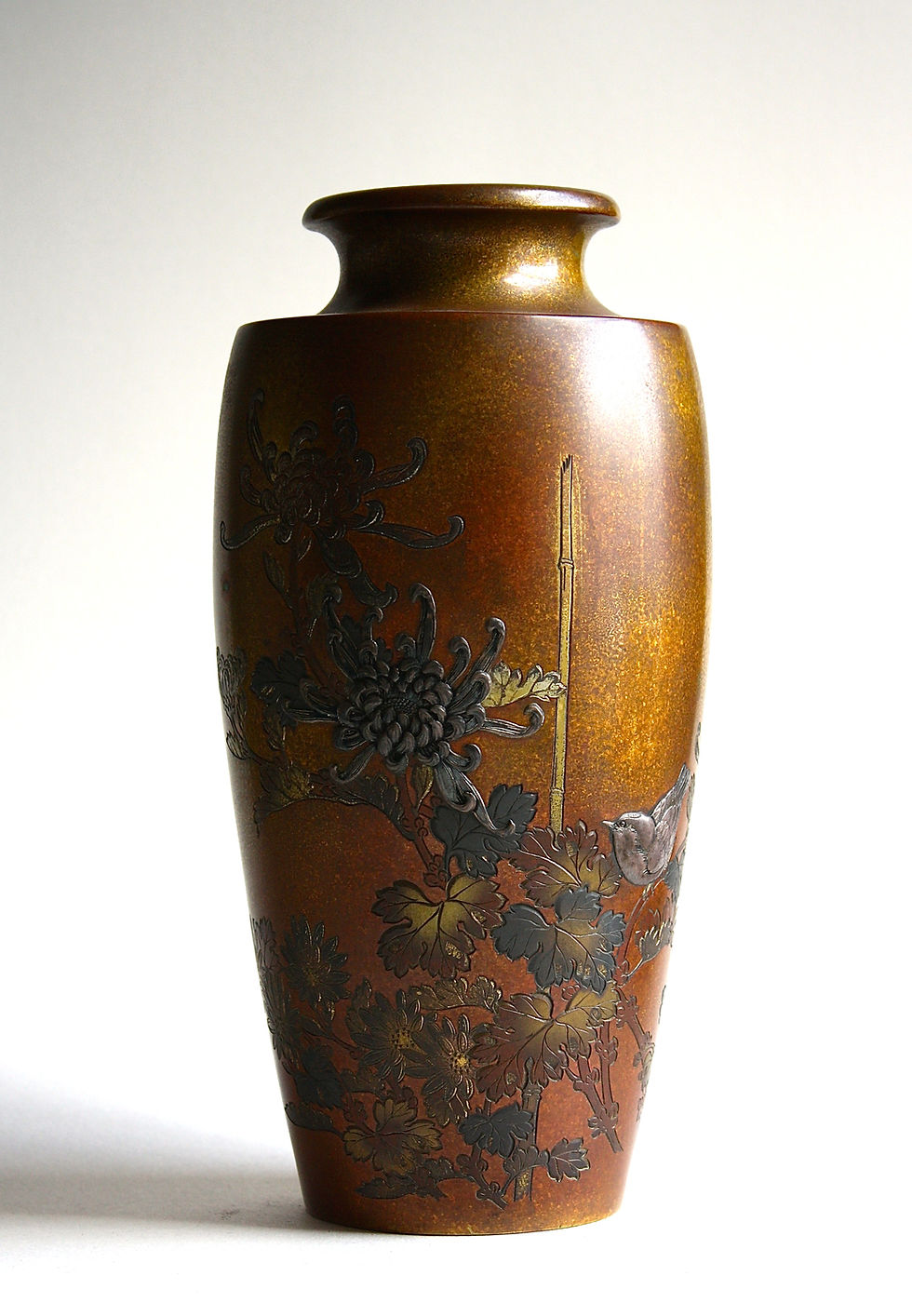 Thumbnail: Japanese Bronze Vase Taisho period