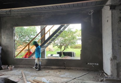 Office space under renovation for procurement office