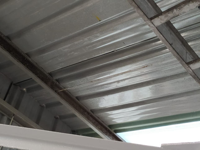 Roof replacement for gallery conveyor revamp in Prill & Shipping Out project