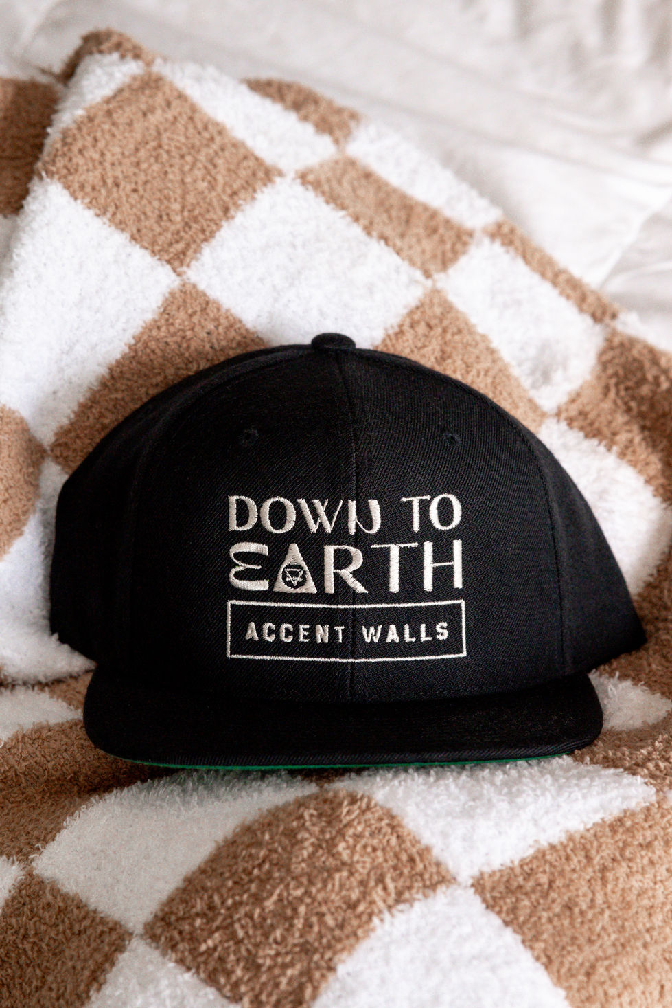 Company branded hat for marketing purposes.