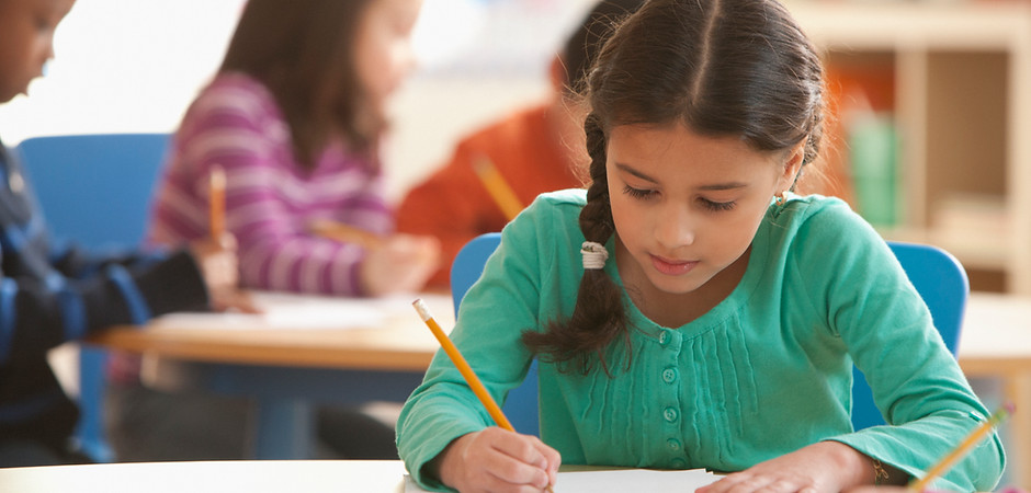 A Girl in a Classroom