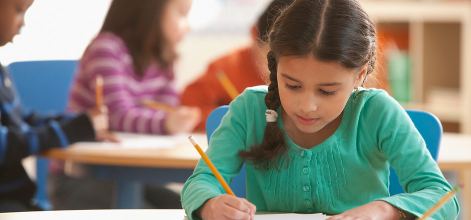 A Girl in a Classroom